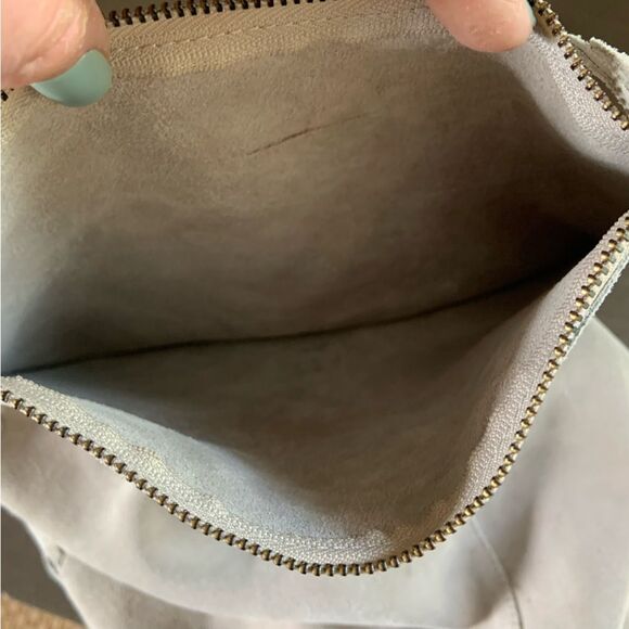 HAUTE HIPPIE Festival Hobo Suede Leather Bag Set Taupe - Picture 9 of 16